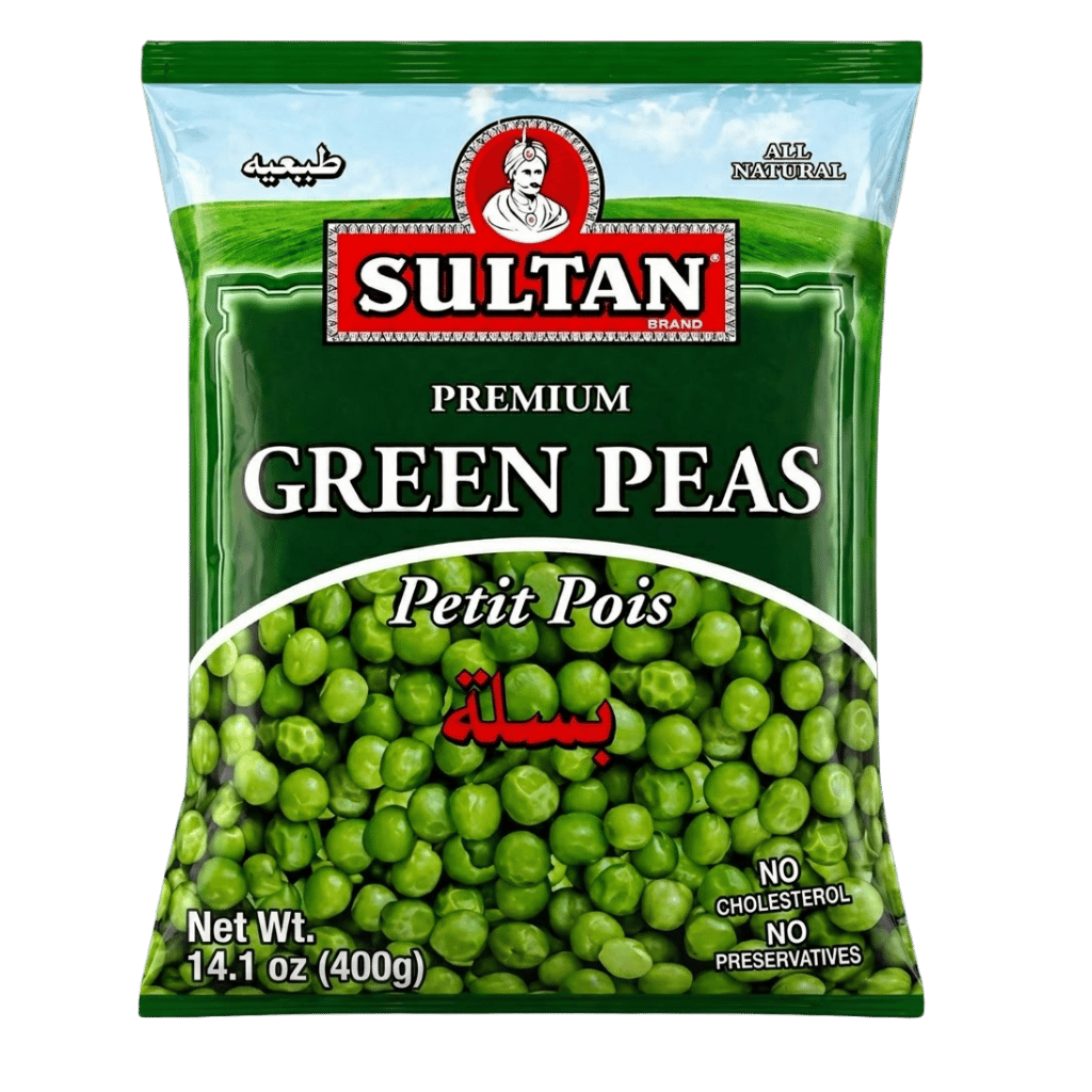 Sultan Green Peas 400 g buy online USA - 1